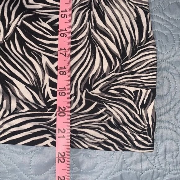 Studio Badger Mischka Zebra Print Pajama Set Women S 100% Cotton - Picture 10 of 11
